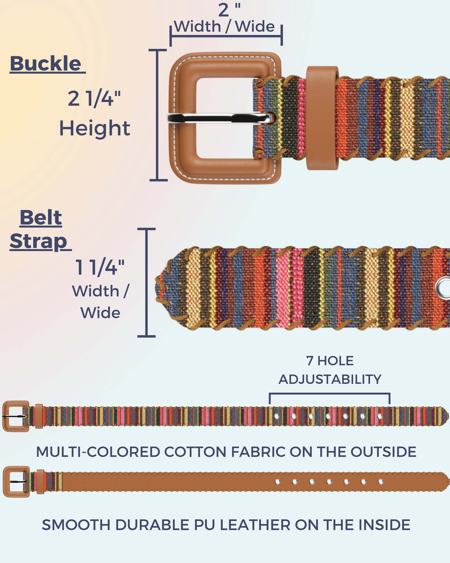 Multicolor Belt